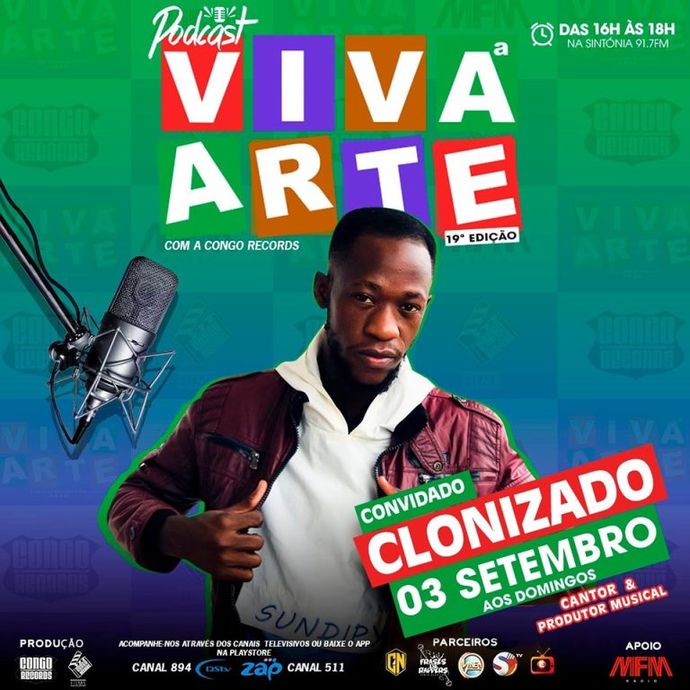 CLONIZADO Fala sobre a sua carreira Musical no Podcast  Viva A Arte.