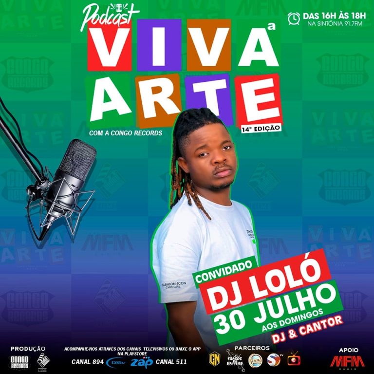 DJ LOLÓ Diz que faz  música por “DINHEIRO” No Podcast Viva A Arte.